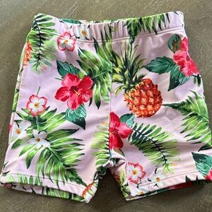 PatPat Tropical Print Kids Swim Shorts